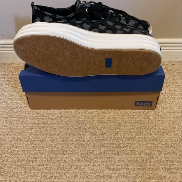 Ked Triple Up Black Gray Platform Sneakers sz 11 - Picture 2 of 8
